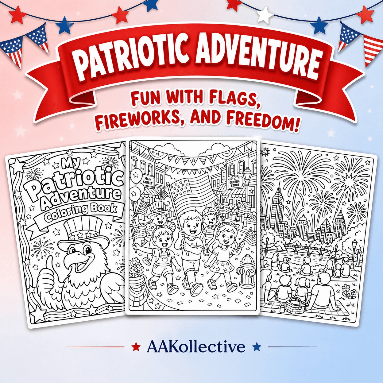 My Patriotic Adventure Coloring Book