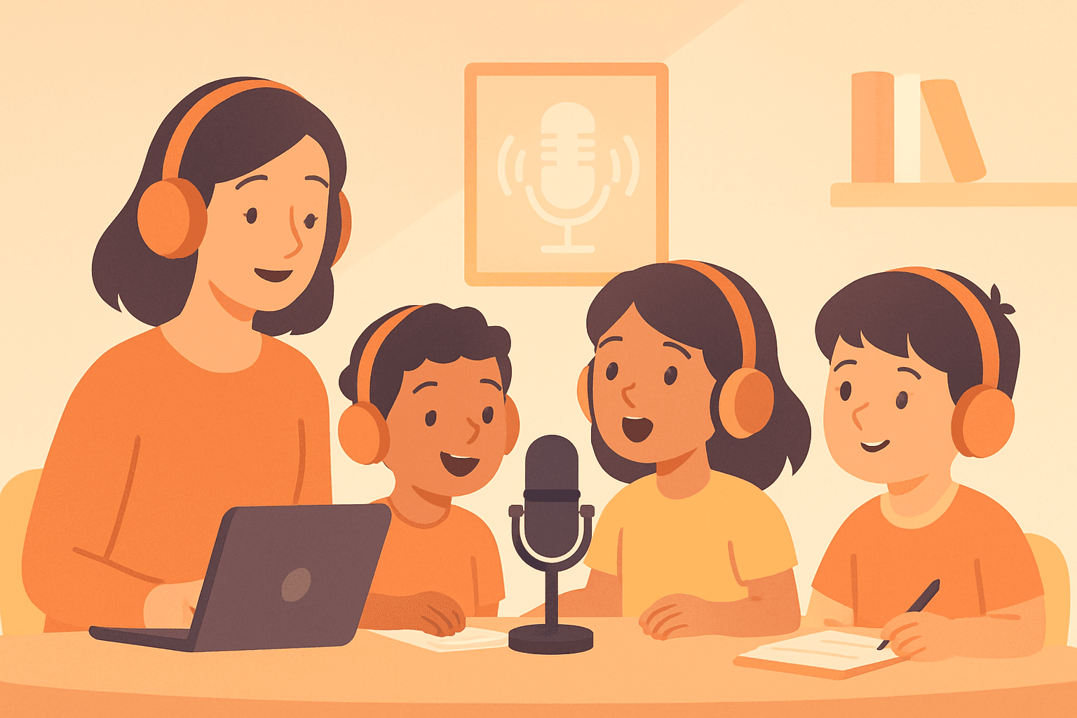 Leveraging Classroom Podcasts to Develop Listening and Speaking Skills in Early Learners