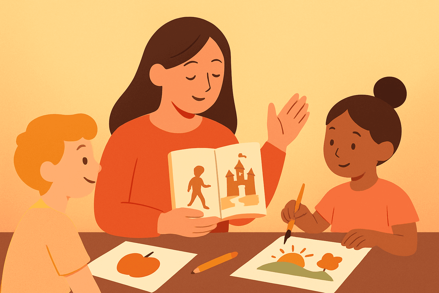 Using Storytelling with Visual Arts to Enhance Vocabulary Development