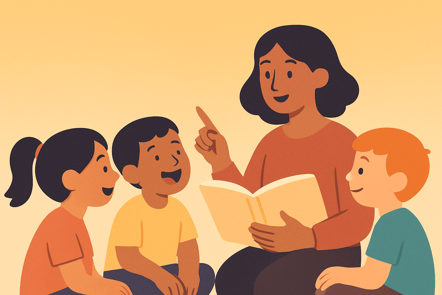 Facilitate Collaborative Storytelling to Enhance Language Skills
